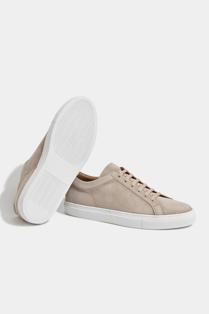 Beige Luxury Sneakers - Made In Italy