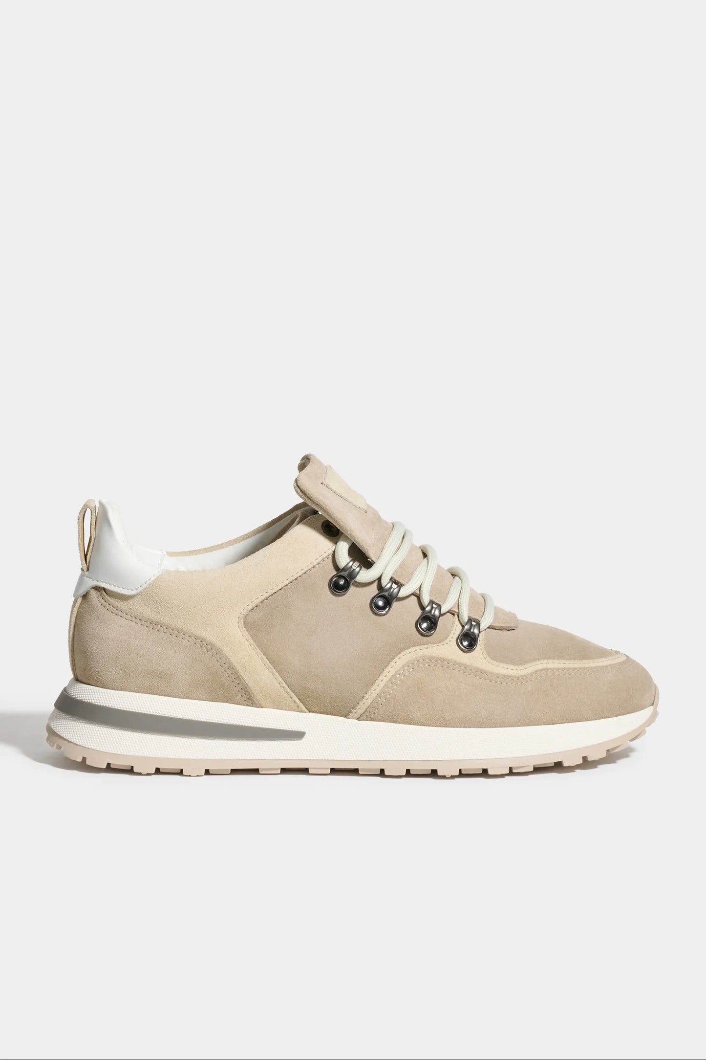 Beige trail sneakers - Made in Italy
