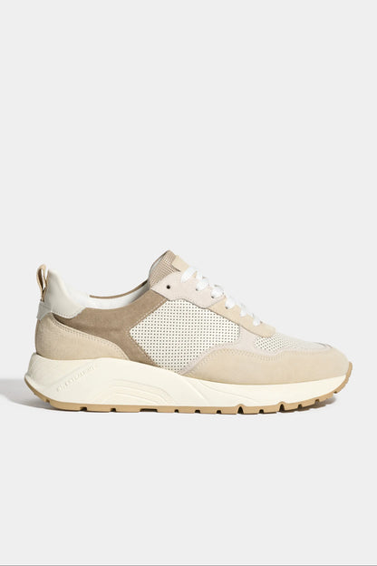 Beige and white runners - Made in Italy
