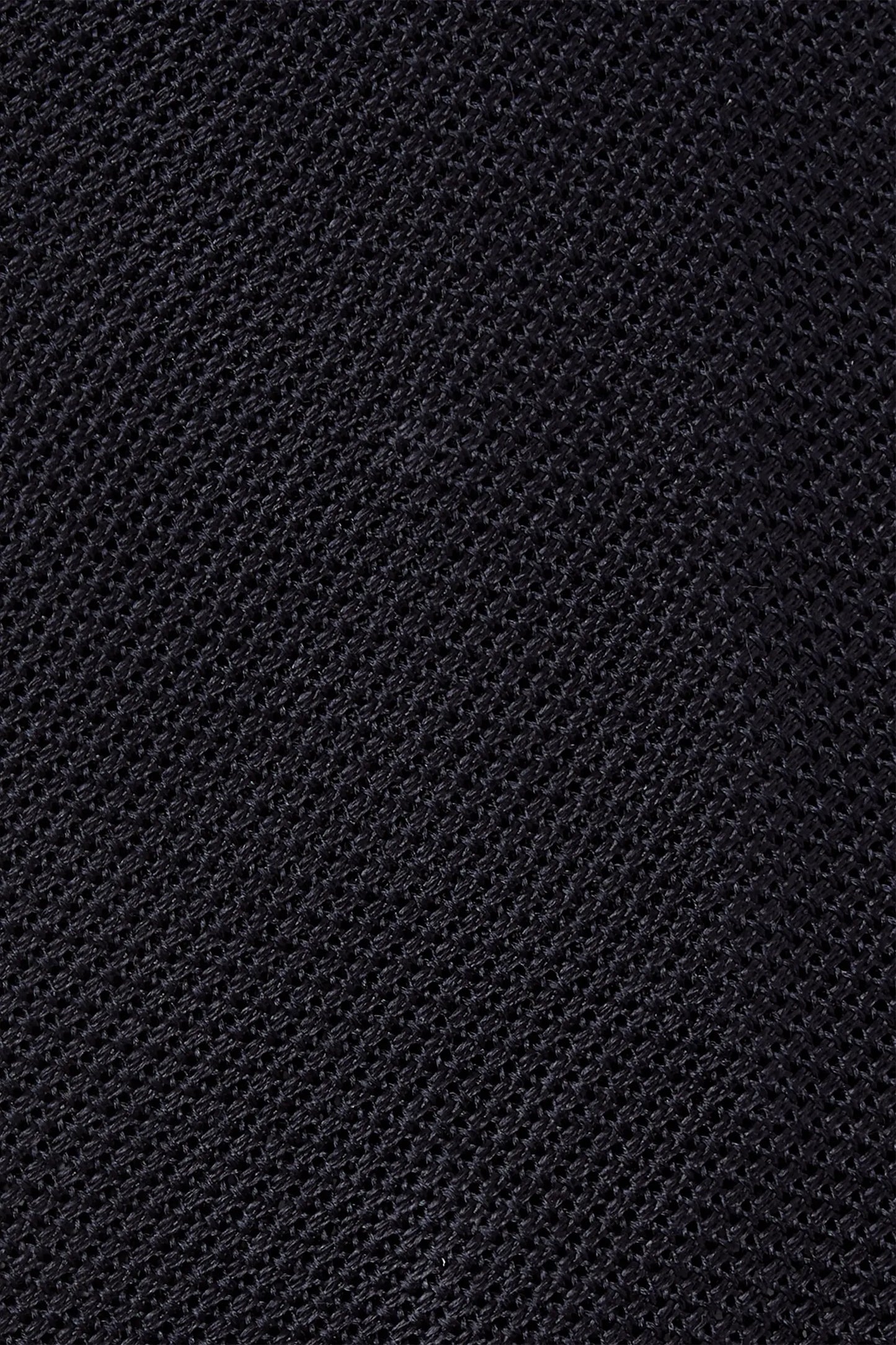 Blue grenadine silk tie - Hand Made In Italy