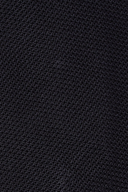 Blue grenadine silk tie - Hand Made In Italy