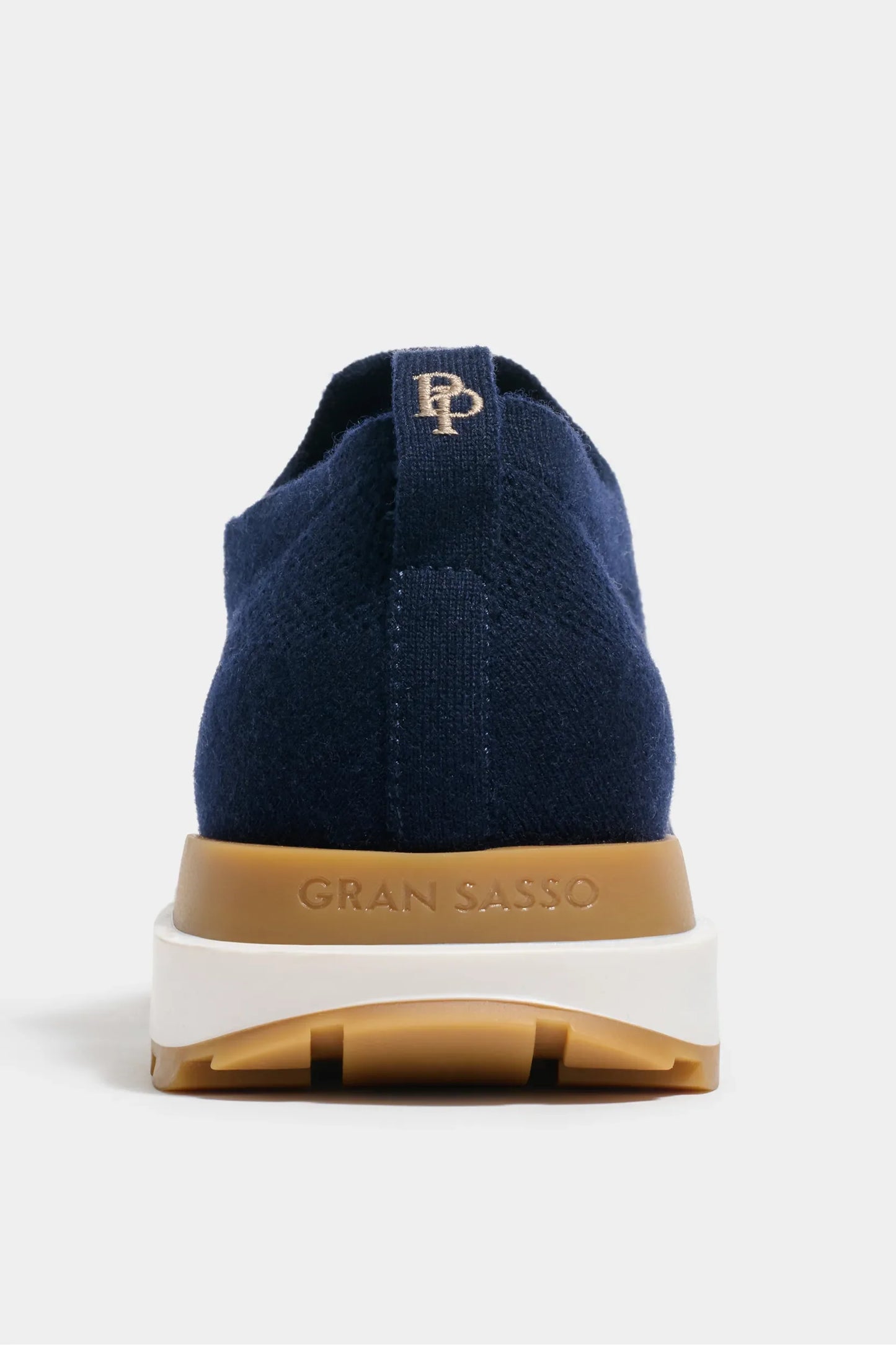 Blue knitted sneakers - Made In Italy