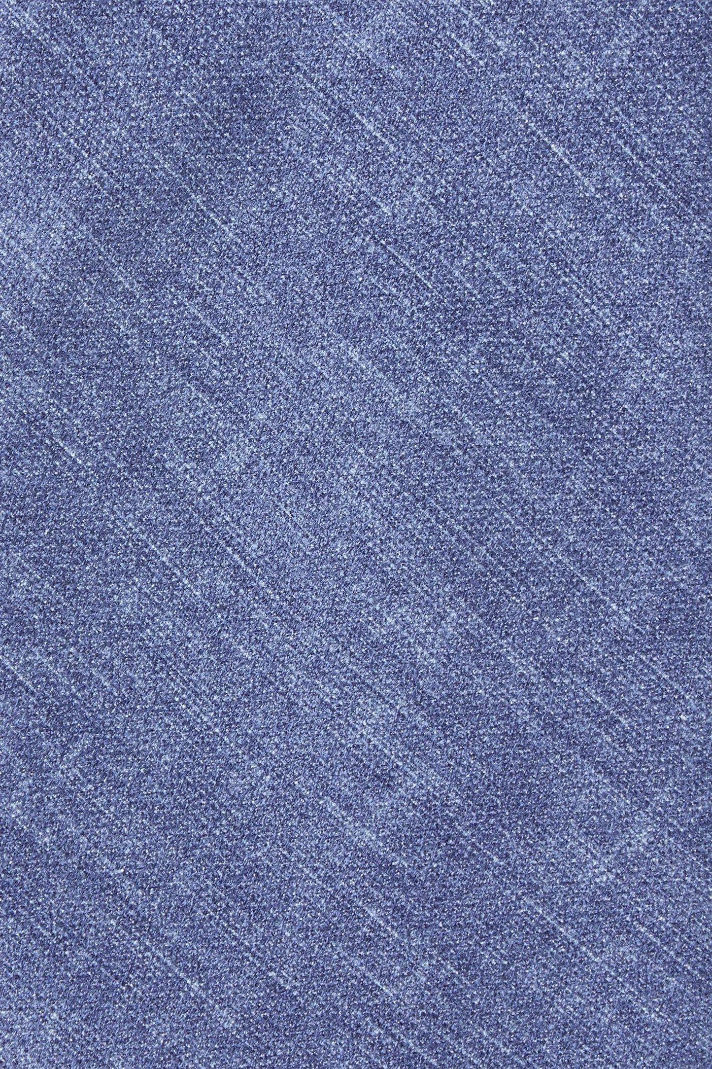 Blue linen and silk tie - Made in Italy