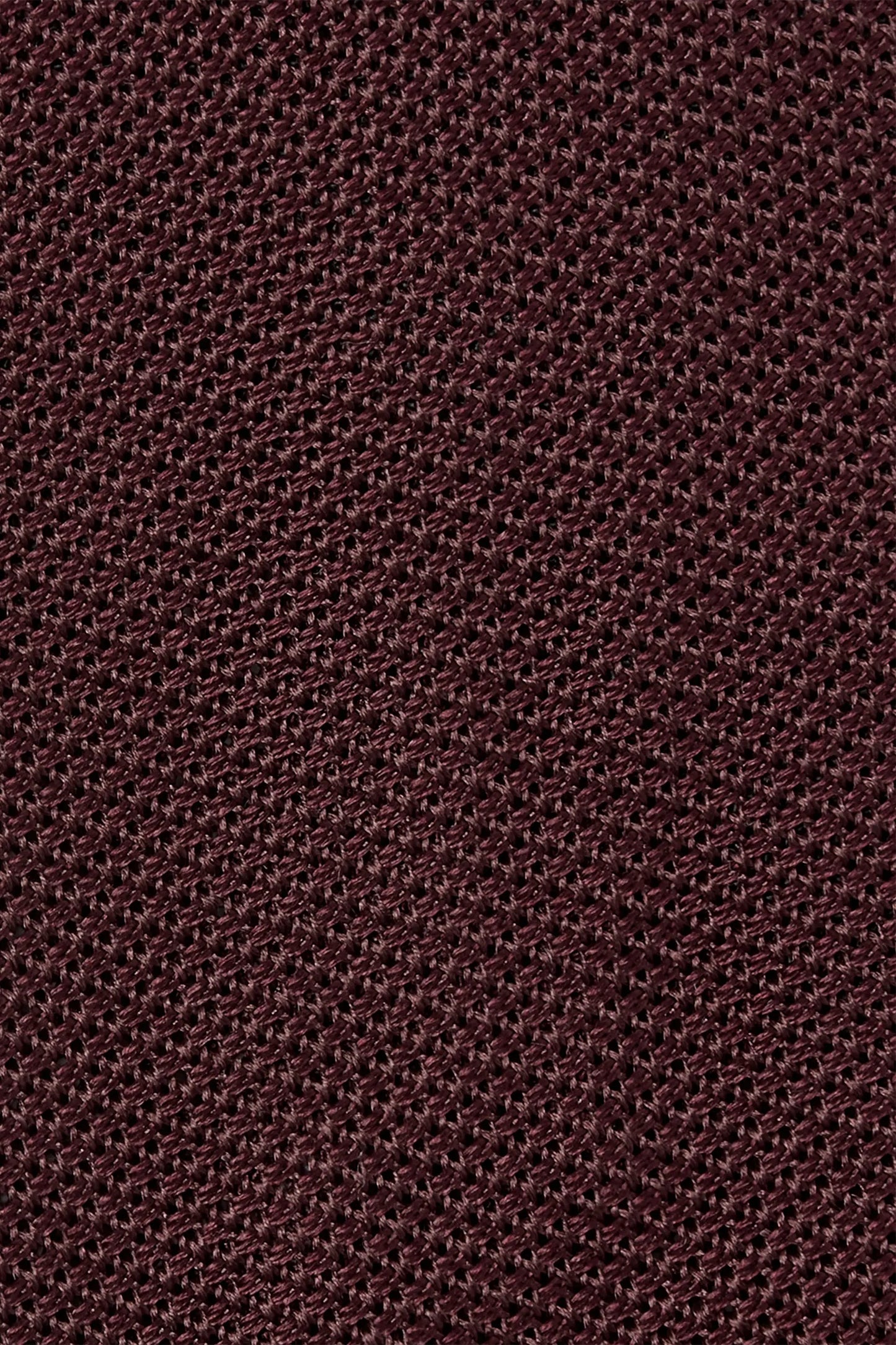 Bordeaux grenadine silk tie - Hand Made In Italy