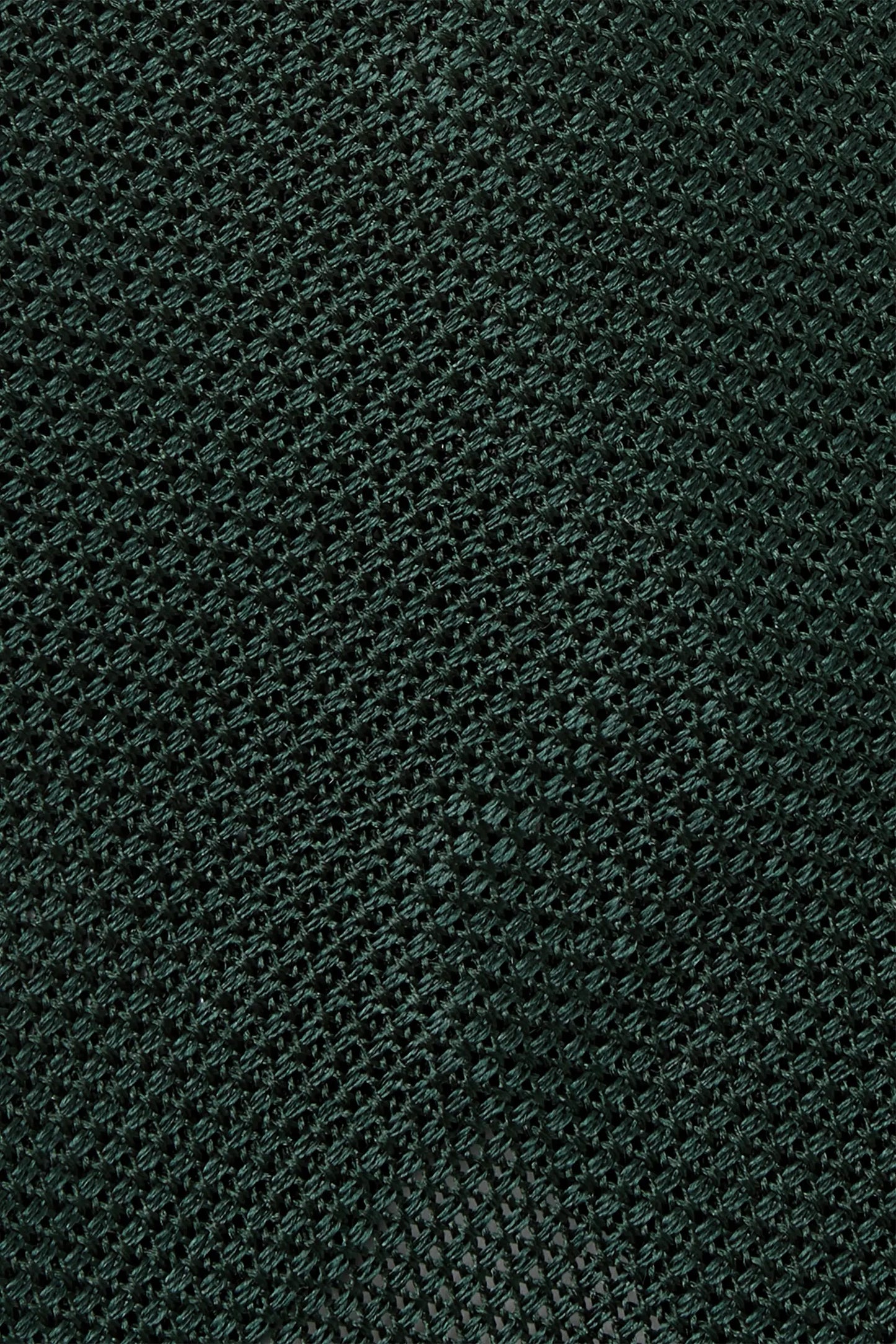 Green grenadine silk tie - Hand Made In Italy