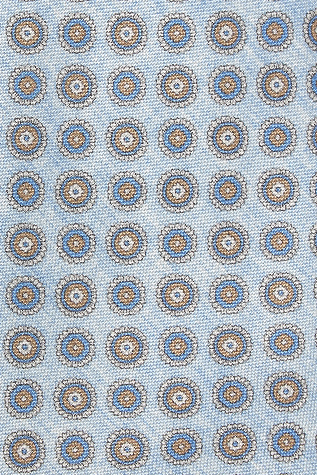 Light blue fancy silk tie - Made in Italy