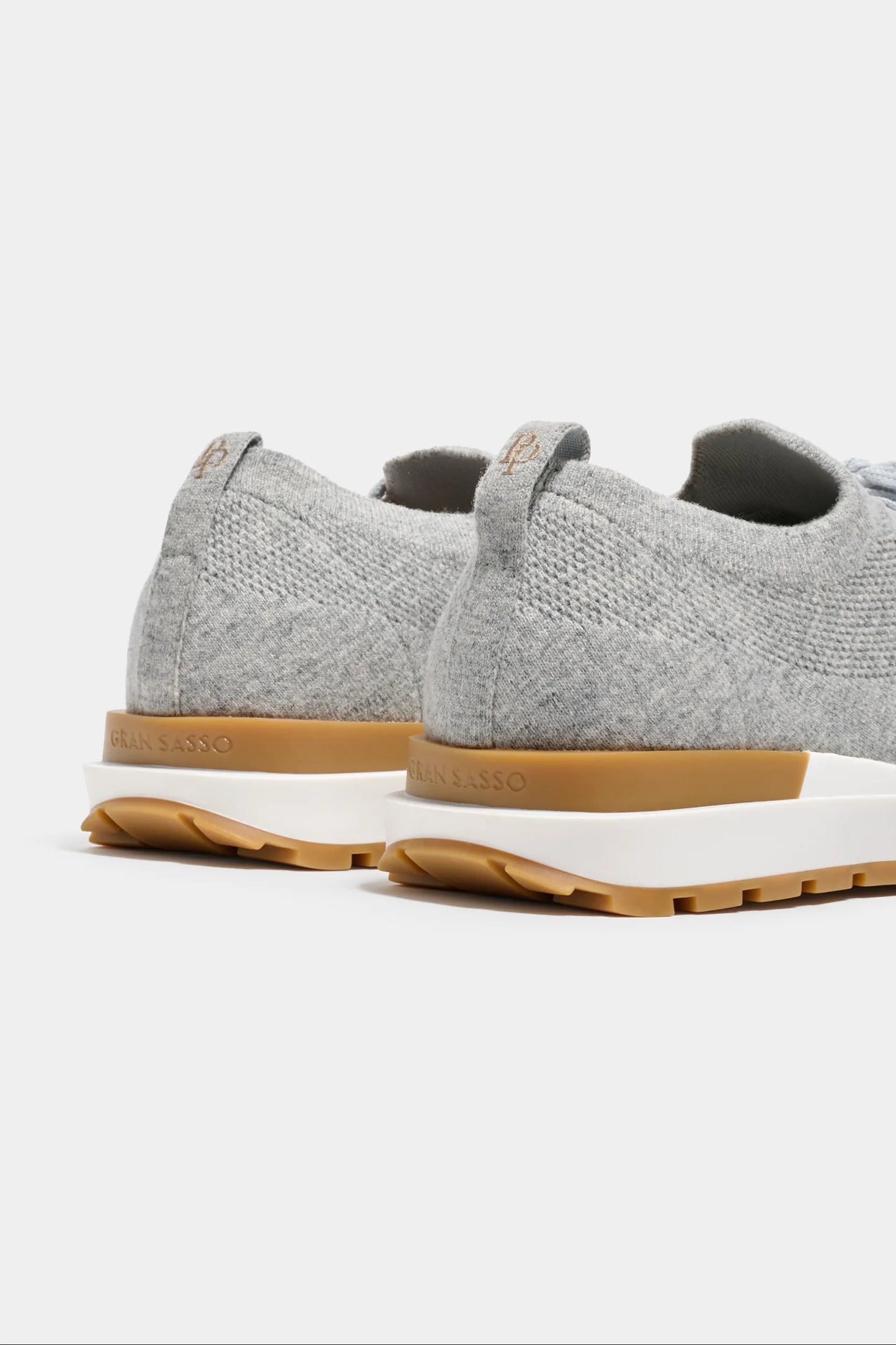 Light grey knitted sneakers - Made In Italy