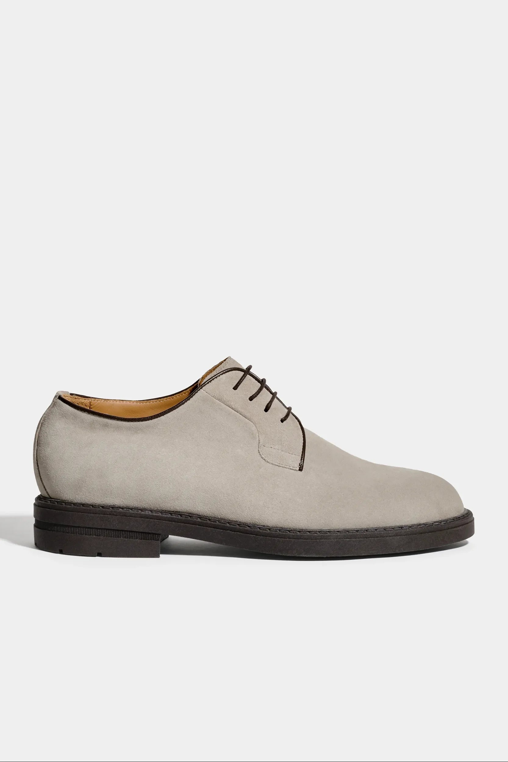Light grey suede derby - Made in Italy