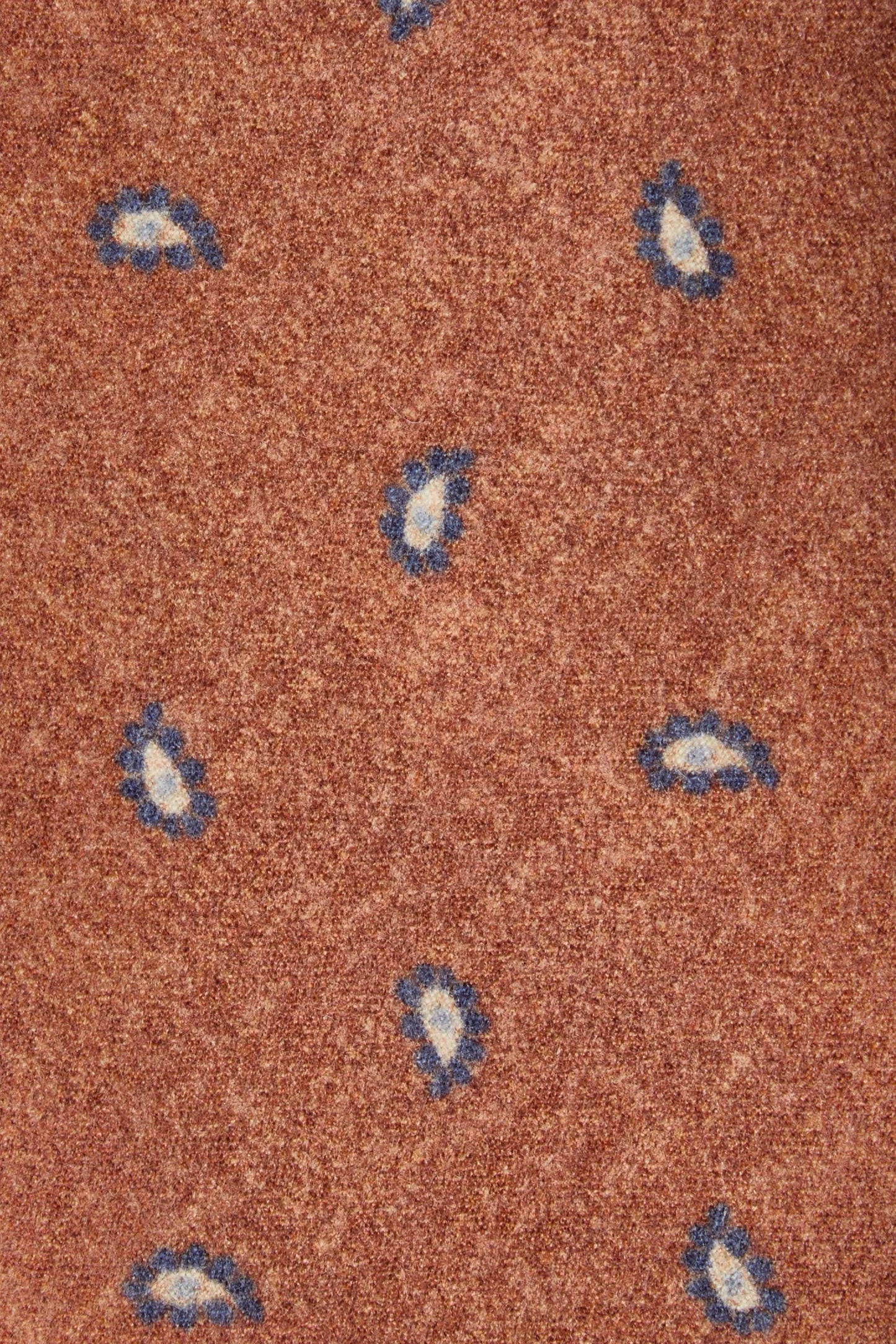 Rusty paisley tie - Made In Italy