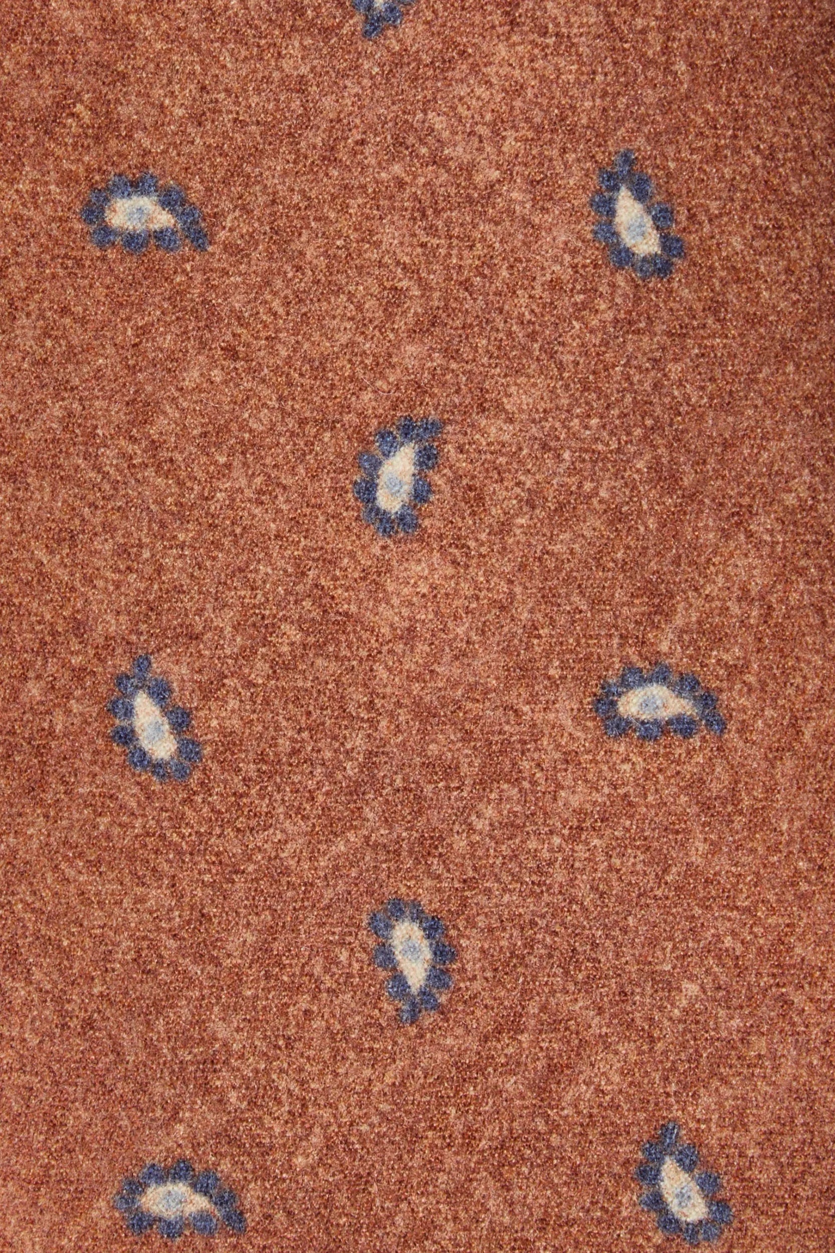 Rusty paisley tie - Made In Italy