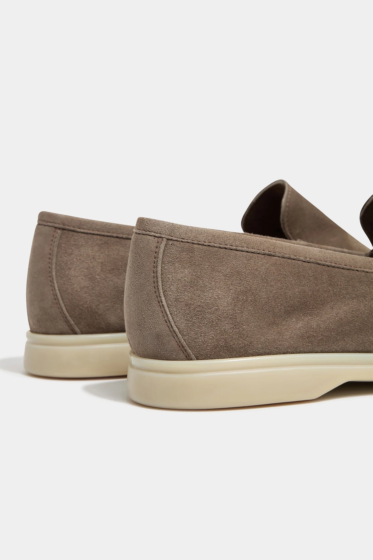 Taupe loafers - Made In Italy