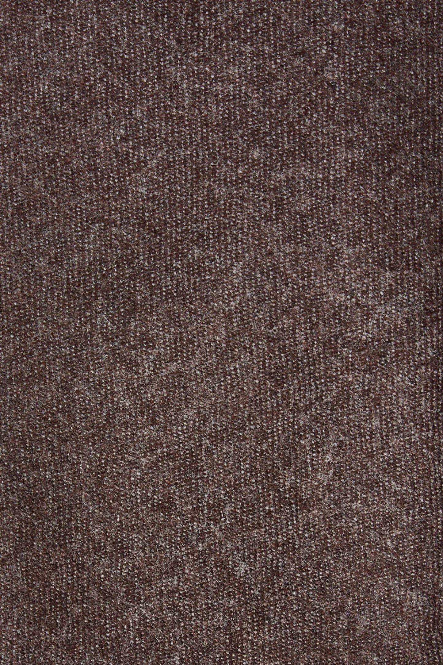 Tobacco flannel tie - Made In Italy