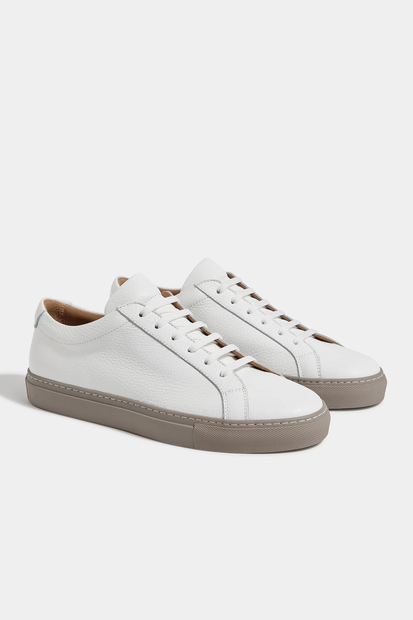 White leather sneakers - Made In Italy