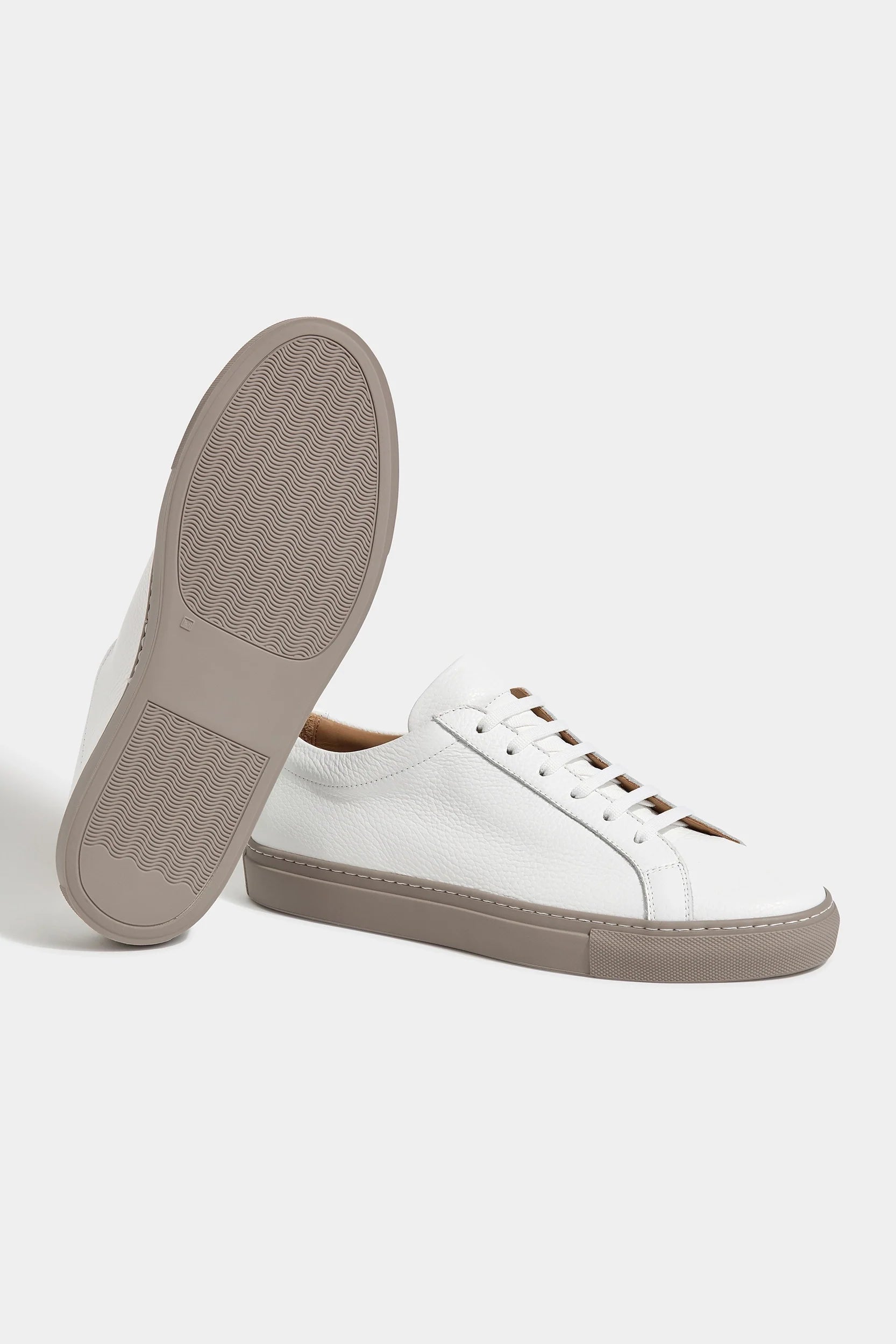 White leather sneakers - Made In Italy