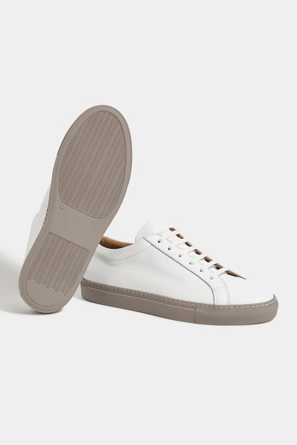 White leather sneakers - Made In Italy