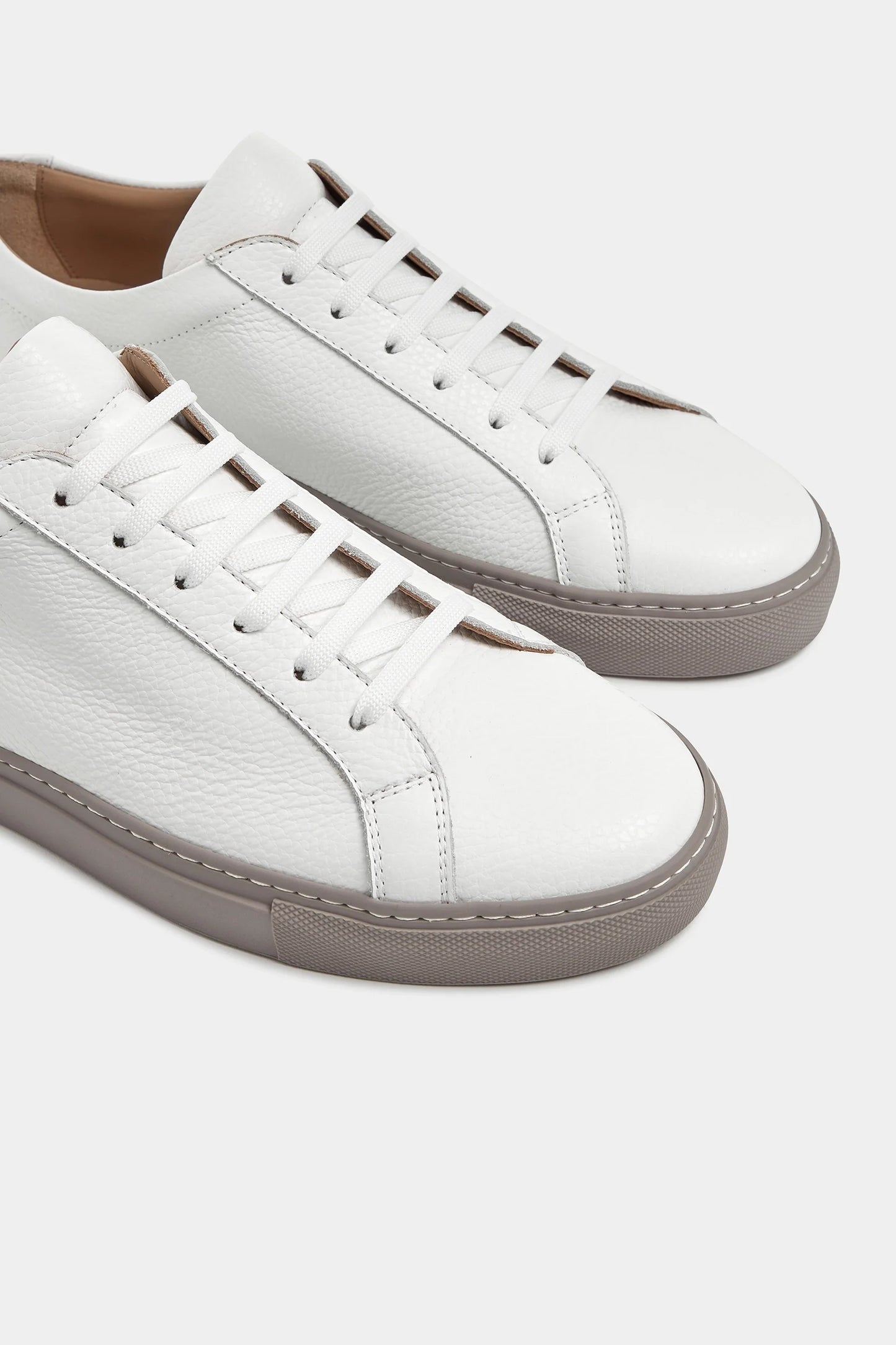 White leather sneakers - Made In Italy